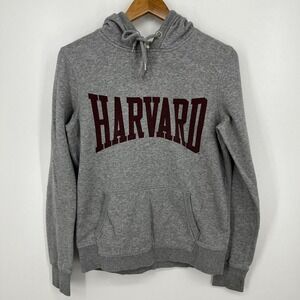 Harvard University Pullover Hoodie Adult‎ M Gray Crimson Ivy League L.O.G.G. H&M